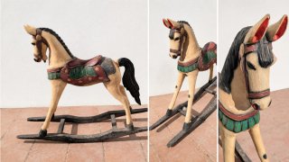 Caballito Mecedora Madera