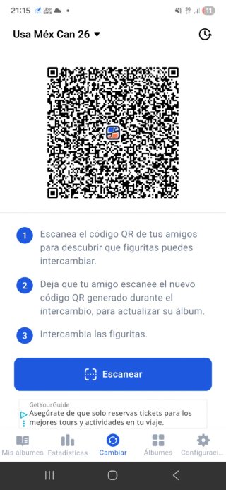 Cromos Mundial Intercambio