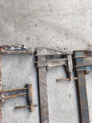 3 Sargentos (64, 63, 60 cm)de largos
