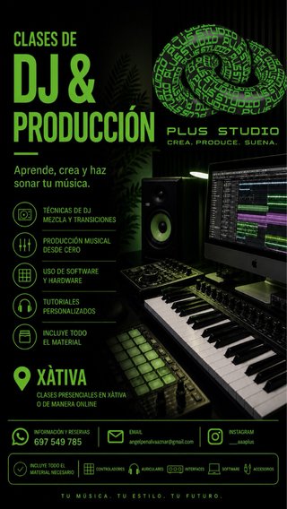 Clases de producción musical y DJ Xàtiva