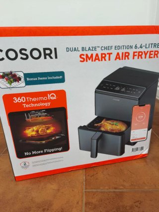Cosori Freidora Dual Blaze 6.4L Nueva
