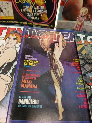 lote de 7 cómics, TOTEM EL COMIX NUEVA ÉPOCA Nº 3,5,6, 8 ,12,13 y 20 - TOUTAIN