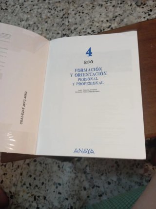Formación y Orientación personal y profesional 4