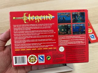 Legen Super Nintendo Caja Manual Cartucho