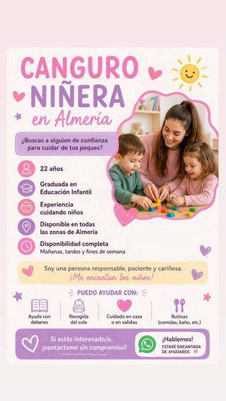 Niñera en Almería