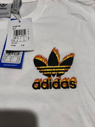 Camiseta Adidas Blanca