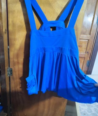 Blusa Covicci Talla S/M Azul Eléctrico