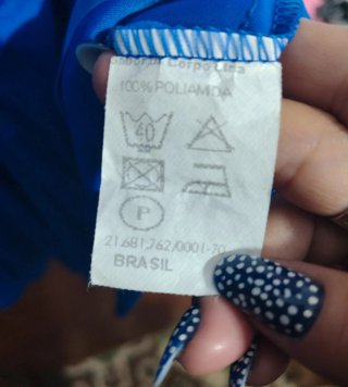 Blusa Covicci Talla S/M Azul Eléctrico