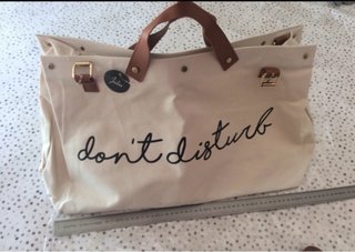 Bolsa de lona de viaje don't disturb nueva
