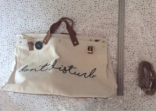 Bolsa de lona de viaje don't disturb nueva