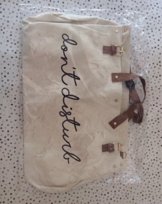 Bolsa de lona de viaje don't disturb nueva