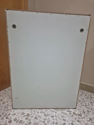 Armario vitrina cristal, con estante interior