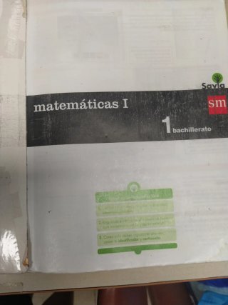 Matemáticas I 1 Bachillerato