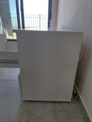Mueble TV blanco madera