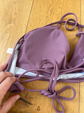 Bikini malva talle alto mujer