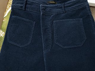 Pantalón de pana azul