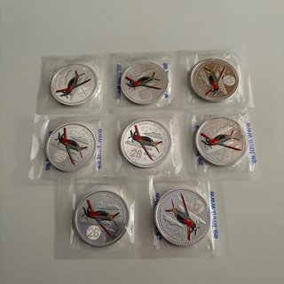 Moneda 60€ Plata Avión