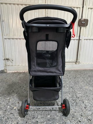 Carrito plegable mascotas 3 ruedas