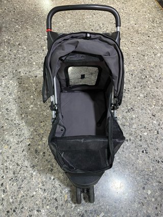Carrito plegable mascotas 3 ruedas