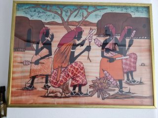 Quadro Africano Grande Batik 100x75