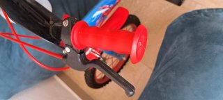 Bicicleta Spiderman Azul y Roja 12" 3 a 5 años