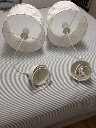 Lámpara de techo de papel