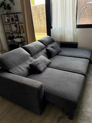 Sofá Ikea Eskilstuna 3 plazas chaise longue