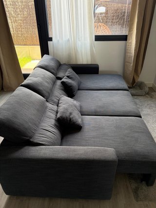 Sofá Ikea Eskilstuna 3 plazas chaise longue