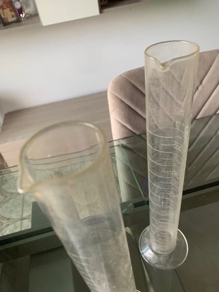 Set 2 Cilindri Graduati Farmacia Primi '900