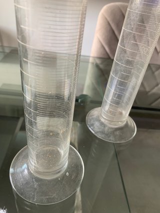 Set 2 Cilindri Graduati Farmacia Primi '900