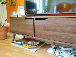 Mueble TV Sweeek madera marrón