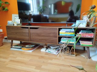 Mueble TV Sweeek madera marrón
