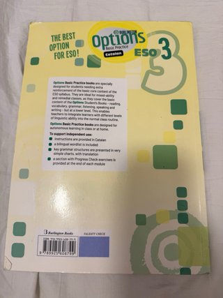 Libro Options basic practice 3r eso