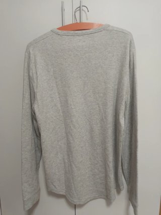 Suéter Hollister Gris Punto Hombre