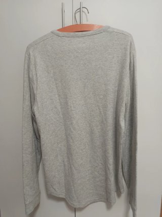 Suéter Hollister Gris Punto Hombre