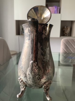 Teiera vintage argento