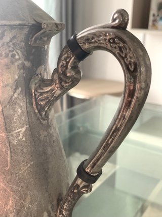 Teiera vintage argento