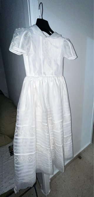 Vestido blanco con encaje