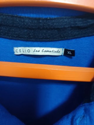 Polo de hombre azul