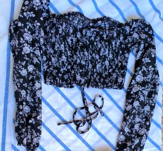 Conjunto Top y Falda Estampado Floral