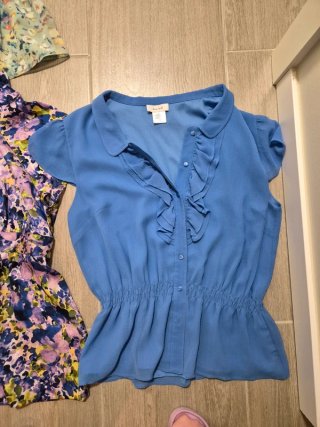 Blusa elegante encaje verano Talla L/14