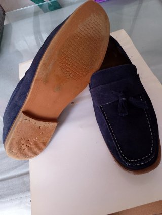 Zapatos de vestir Antes azul marino piel 44