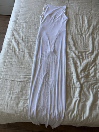 Vestito bianco con body