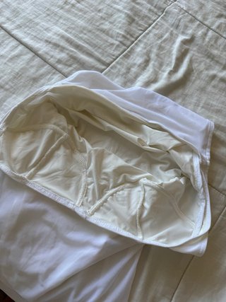 Vestito bianco con body