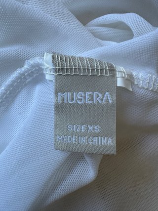 Vestito bianco con body