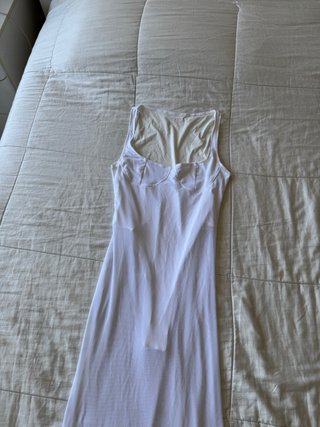 Vestito bianco con body