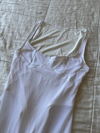 Vestito bianco con body