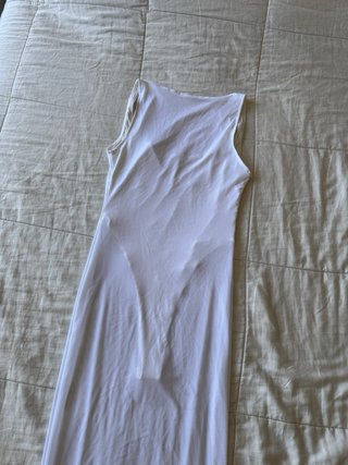 Vestito bianco con body