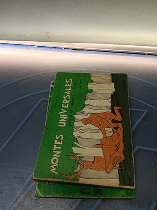 2 libros EXPLORANDO Y HALLANDO RUTAS + MONTES UNIVERSALES. JUEGOS DE INTERIOR Y BOSQUE