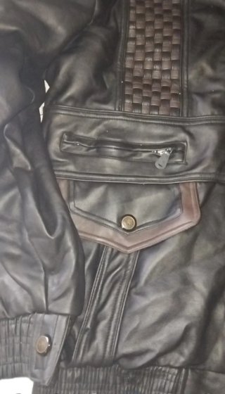 Chaqueta Italy Moda Negra y Marrón